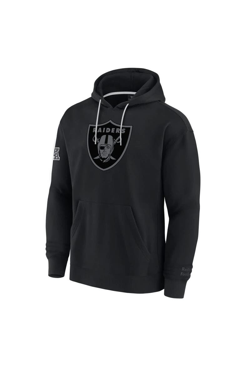 Men's Fanatics Black Las Vegas Raiders Elements Pace Fleece Pullover Hoodie, Alternate, color, Black