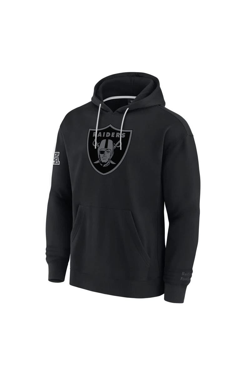 FANATICS Men's Fanatics Black Las Vegas Raiders Elements Pace Fleece Pullover Hoodie, Alternate, color, Black