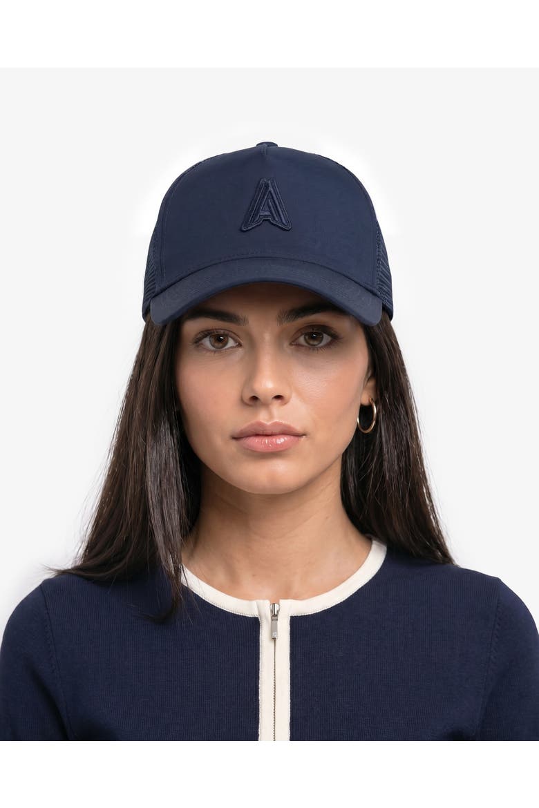 Unisex Ladiere Trucker Cap, Main, color, Midnight