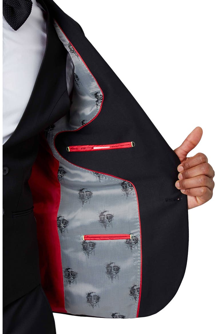 Ellroy Skinny Fit Suit Jacket, Alternate, color, BLACK