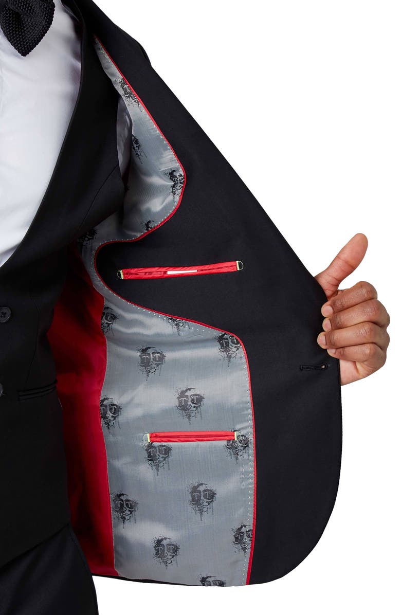 Twisted Tailor Ellroy Skinny Fit Suit Jacket, Alternate, color, Black