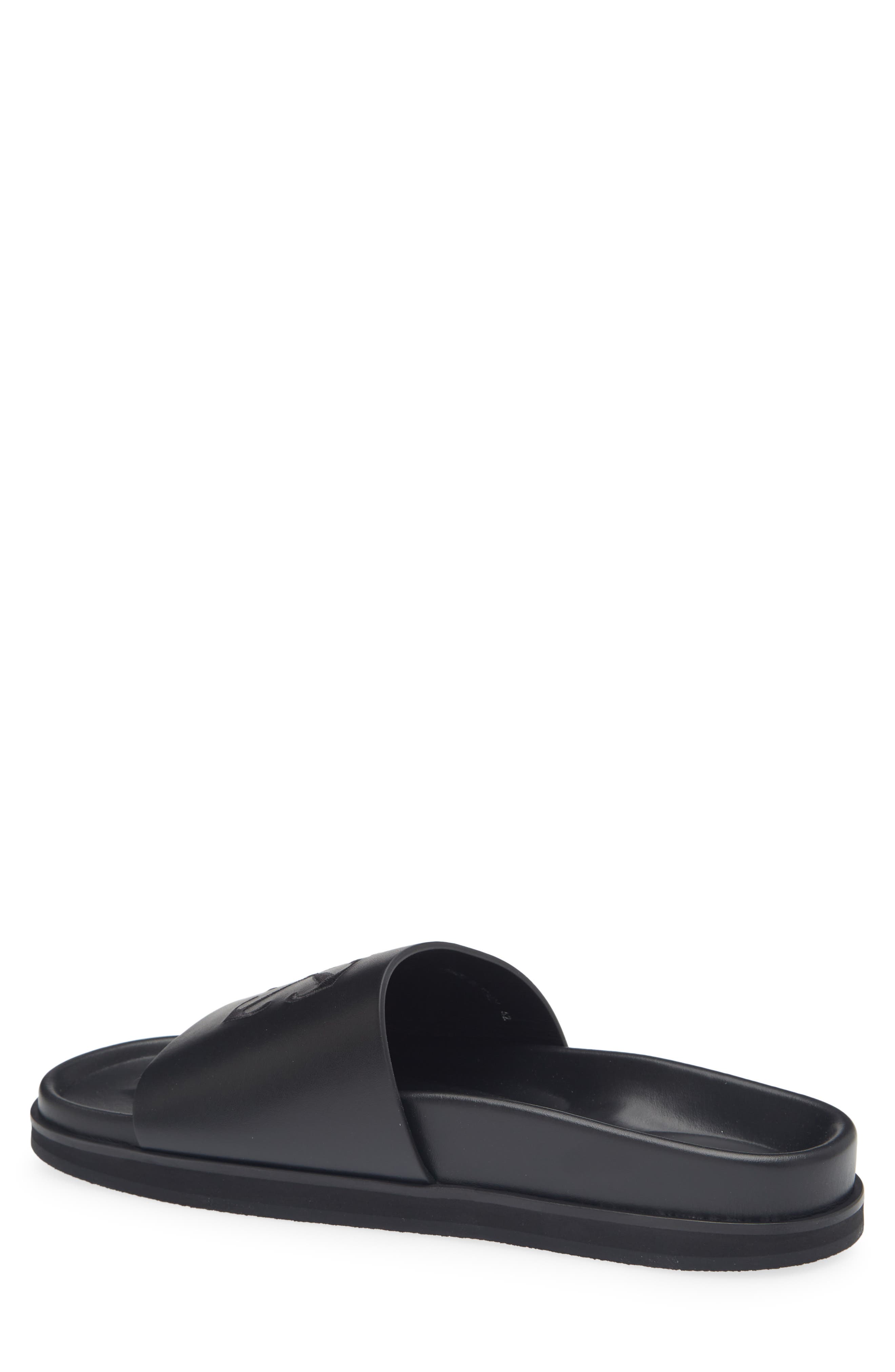 Off-White Pool Time Slide Sandal, Alternate, color, Black Black