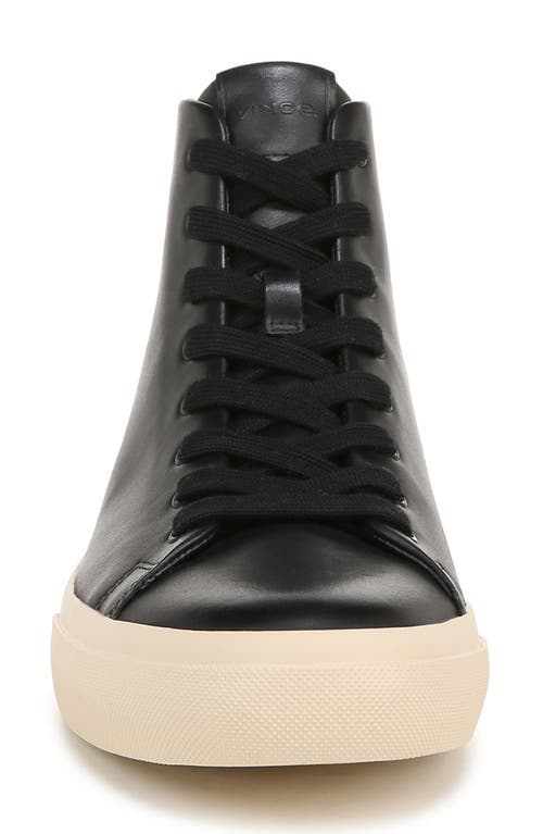 Vince Men's Fulton High Top Leather Oxford Shoes In Black