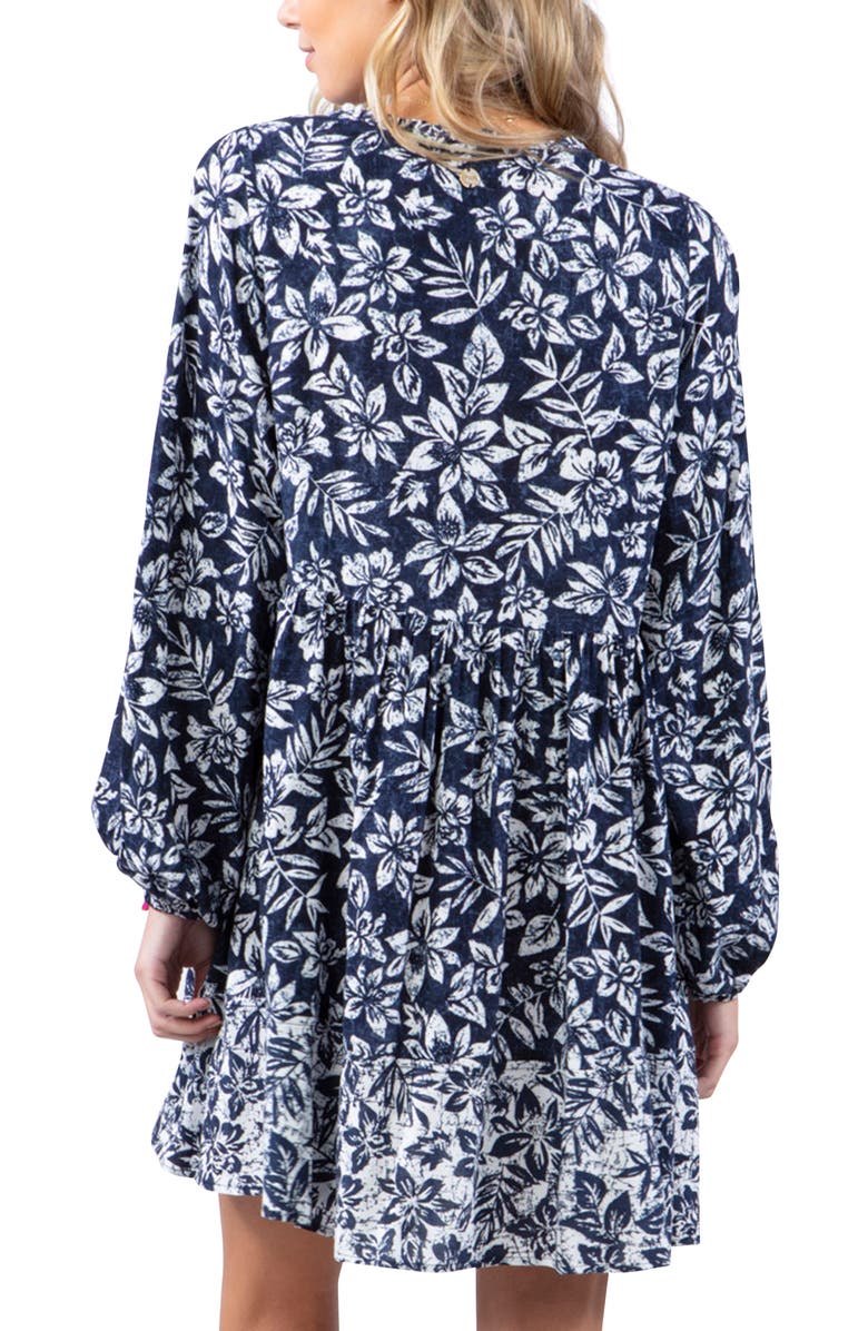 Rip Curl Long Sleeve Swing Dress, Alternate, color, 