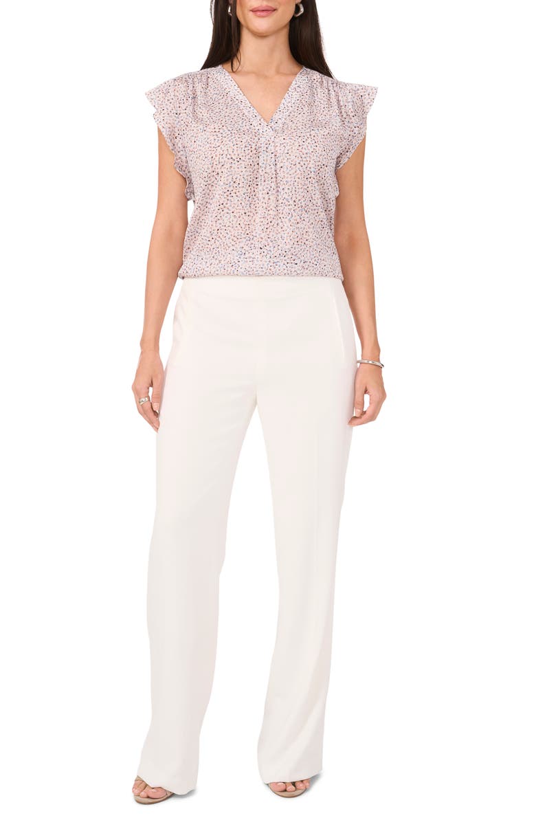 Vince Camuto Ruffle Sleeve Top, Alternate, color, 