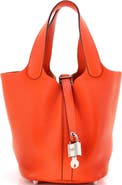 Pre-Owned Hermes Picotin Lock Bag Clemence PM