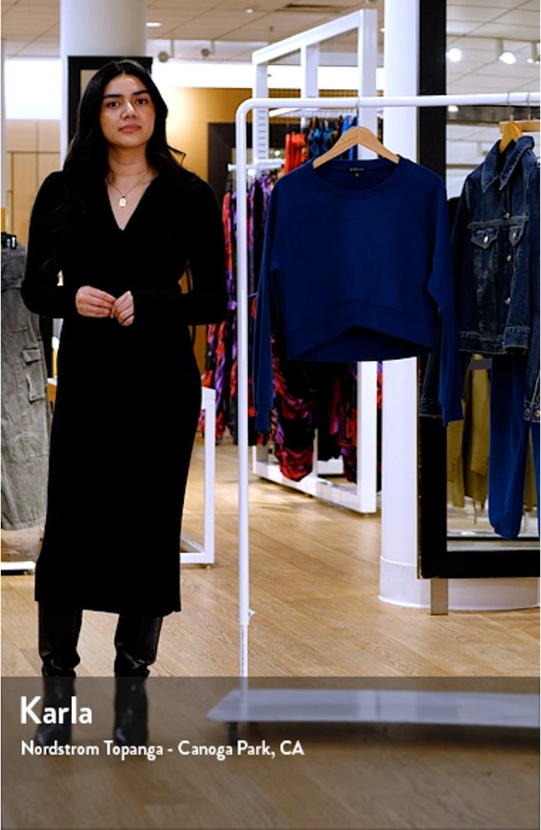 Uplift Crop Sweatshirt, sales video thumbnail