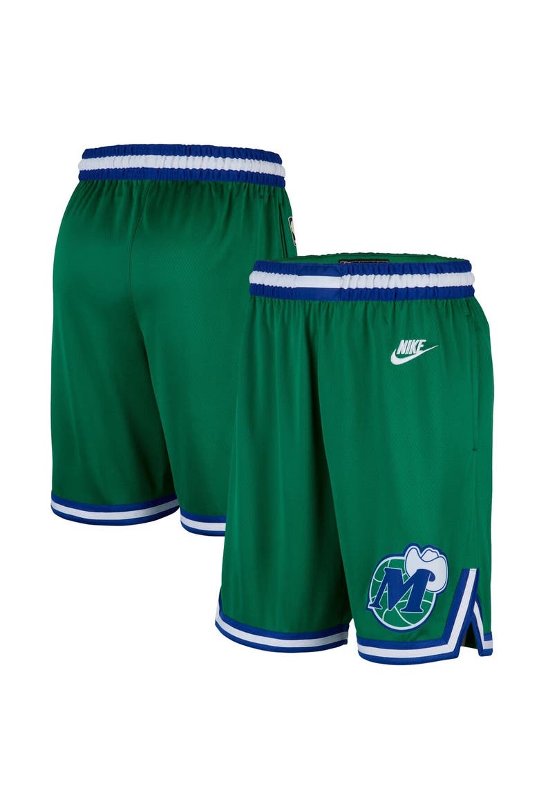 Men's Nike Green Dallas Mavericks Classic Edition Hardwood Classics Swingman Shorts, Main, color, Green