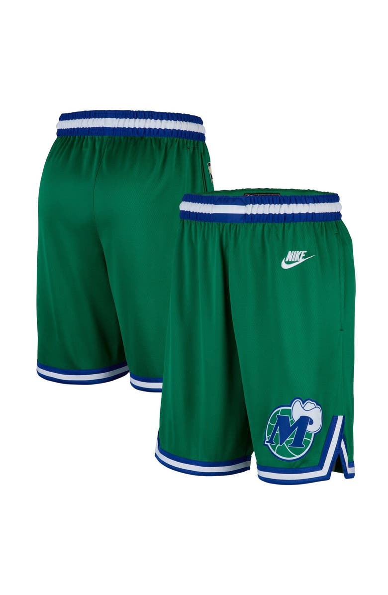 Nike Men's Nike Green Dallas Mavericks Classic Edition Hardwood Classics Swingman Shorts, Main, color, Green