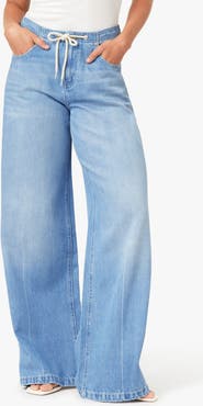 Habitual Lia Drawstring Wide Leg Jeans