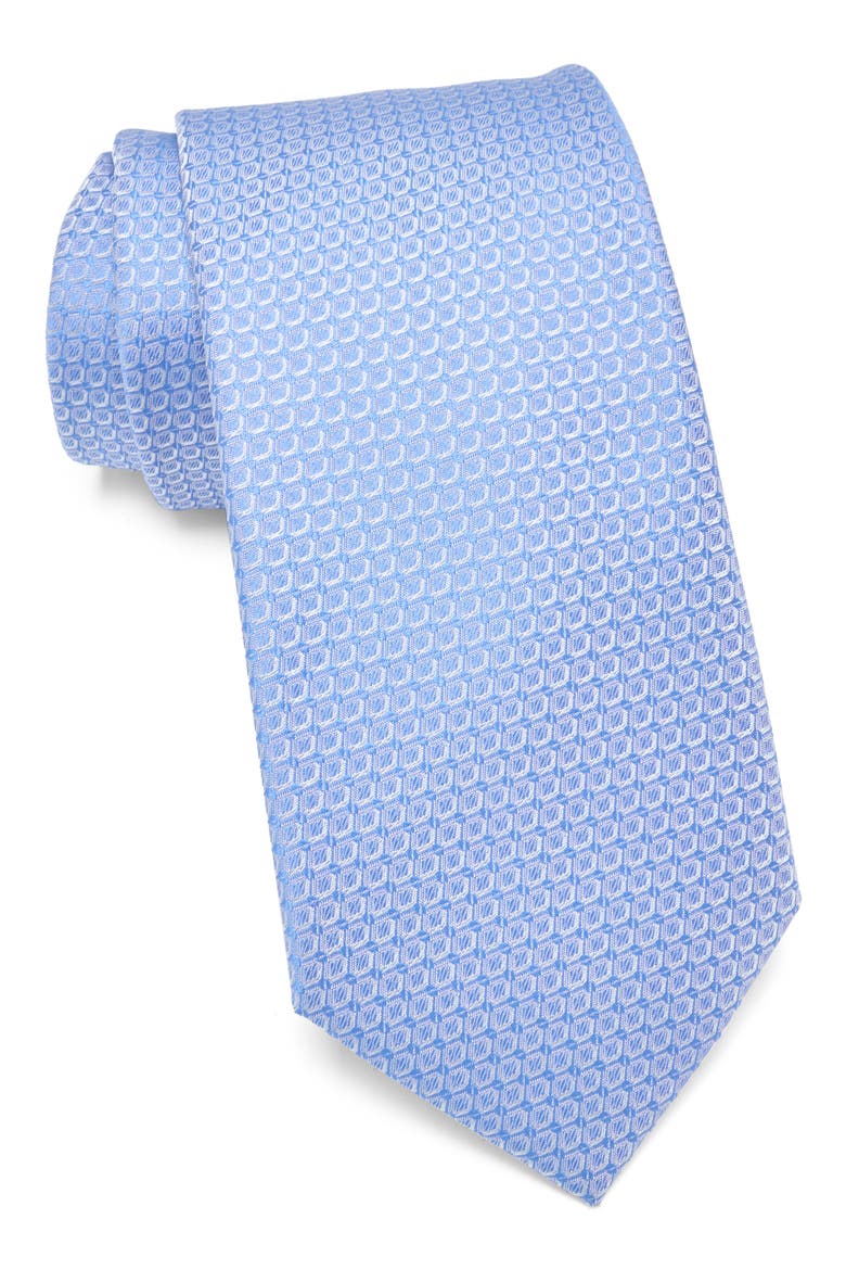 Tatum Jacquard Tie, Main, color, LIGHT BLUE