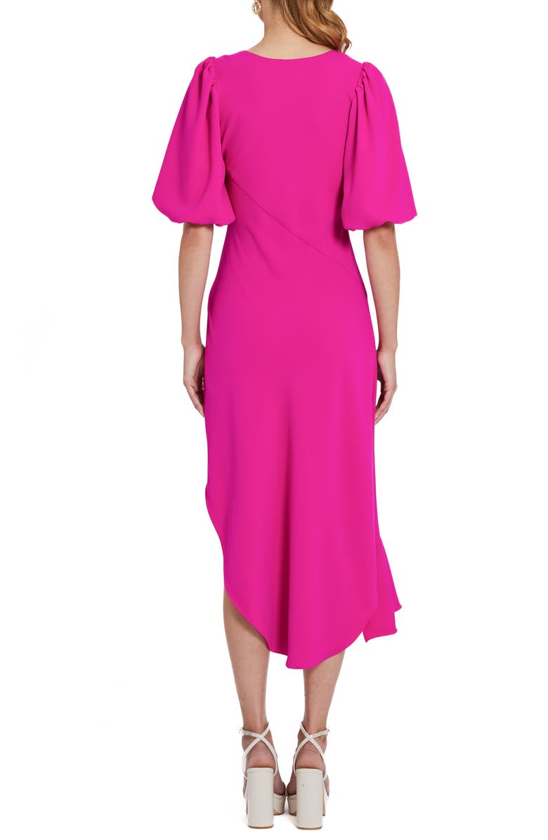 Amanda Uprichard Glenna Ruffle Puff Sleeve Dress, Alternate, color, 