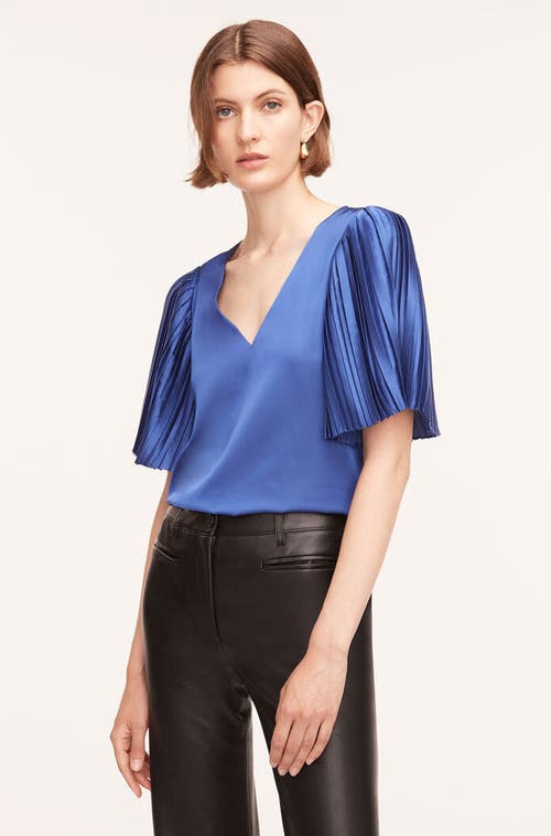 REBECCA TAYLOR REBECCA TAYLOR PLEATED SLEEVE BLOUSE