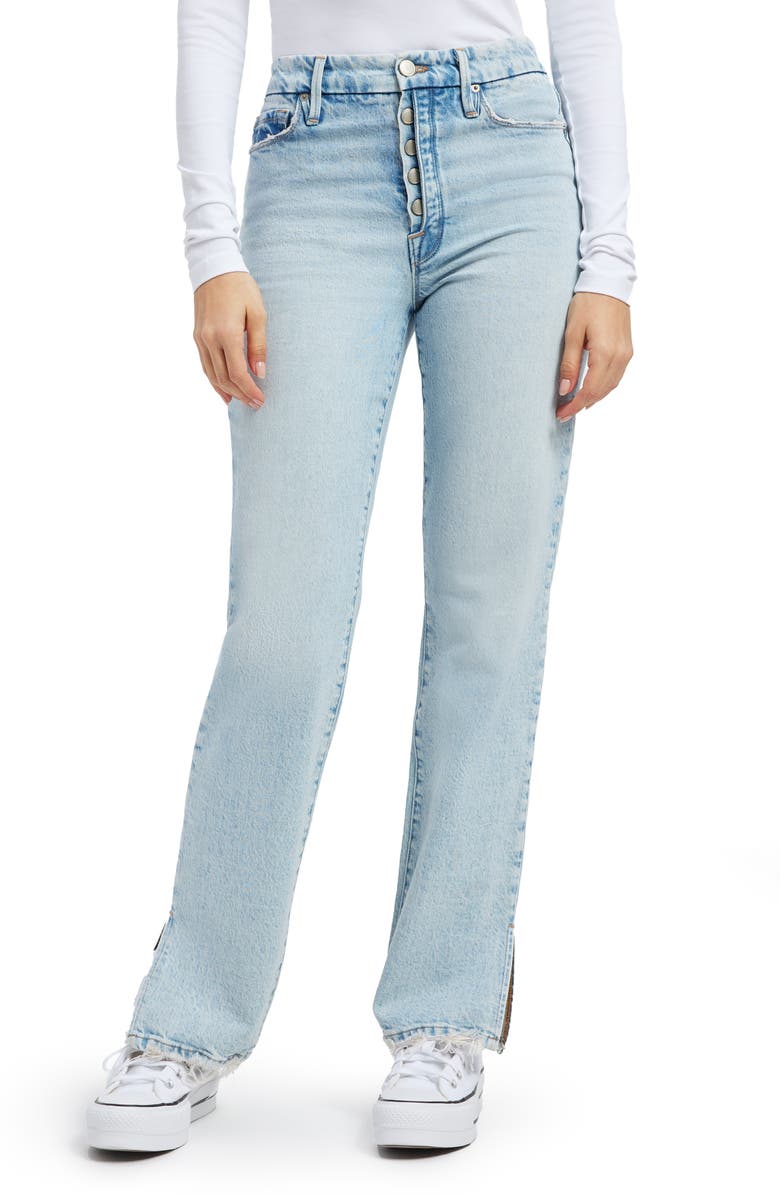 Good Boy Slit Hem Jeans