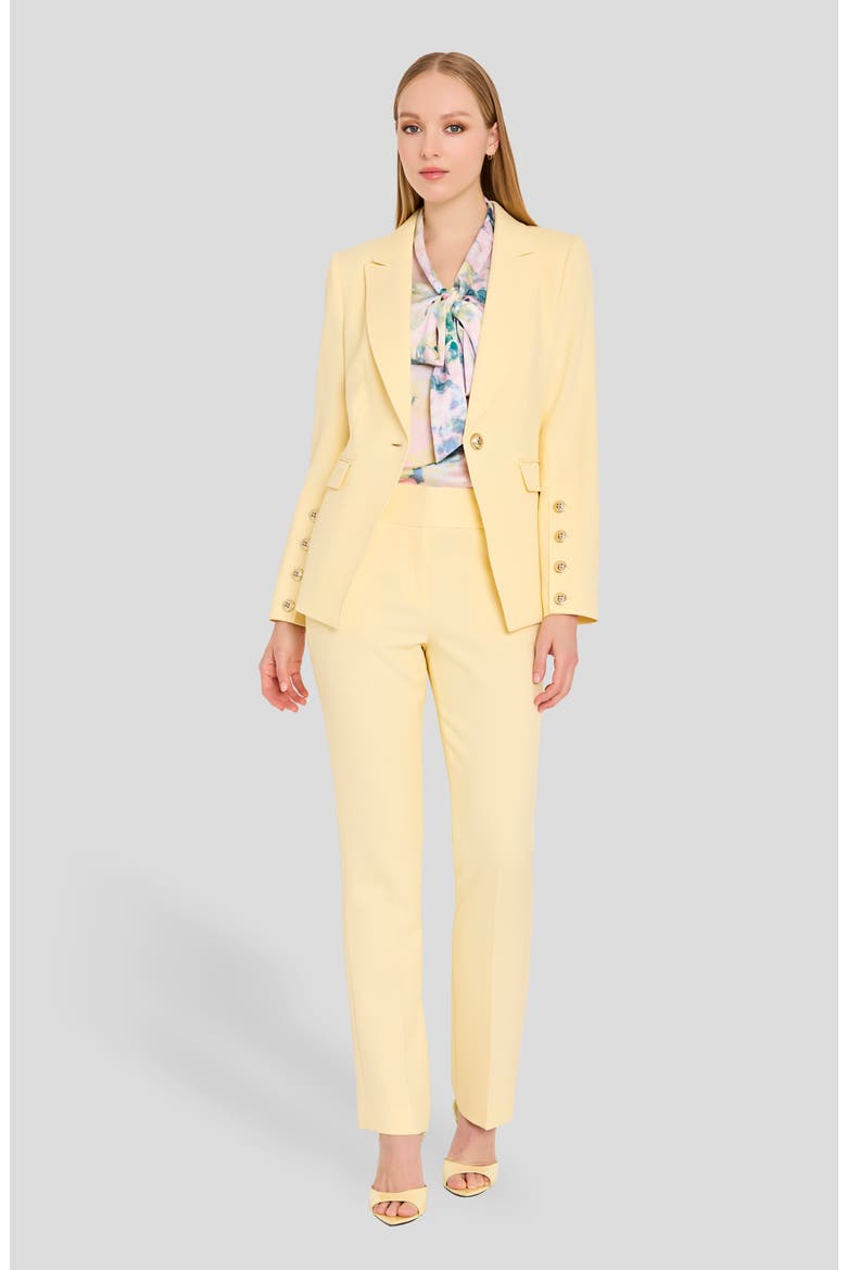 One-Button Blazer, Alternate, color, BUTTERCUP