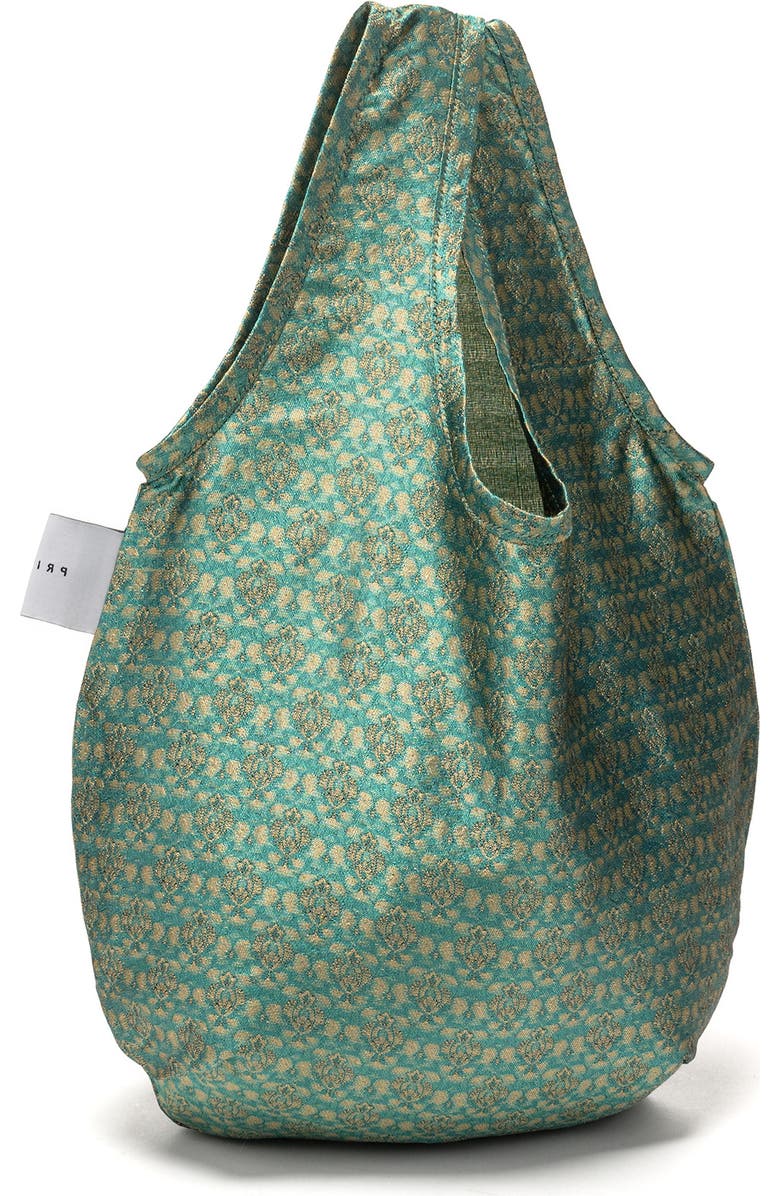 Priory Egg Tote - Deadstock Silk, Alternate, color,