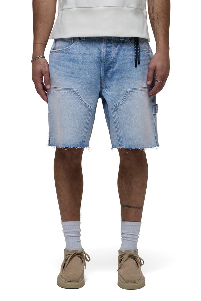 Cutoff Denim Carpenter Shorts, Main, color, EAST PARK