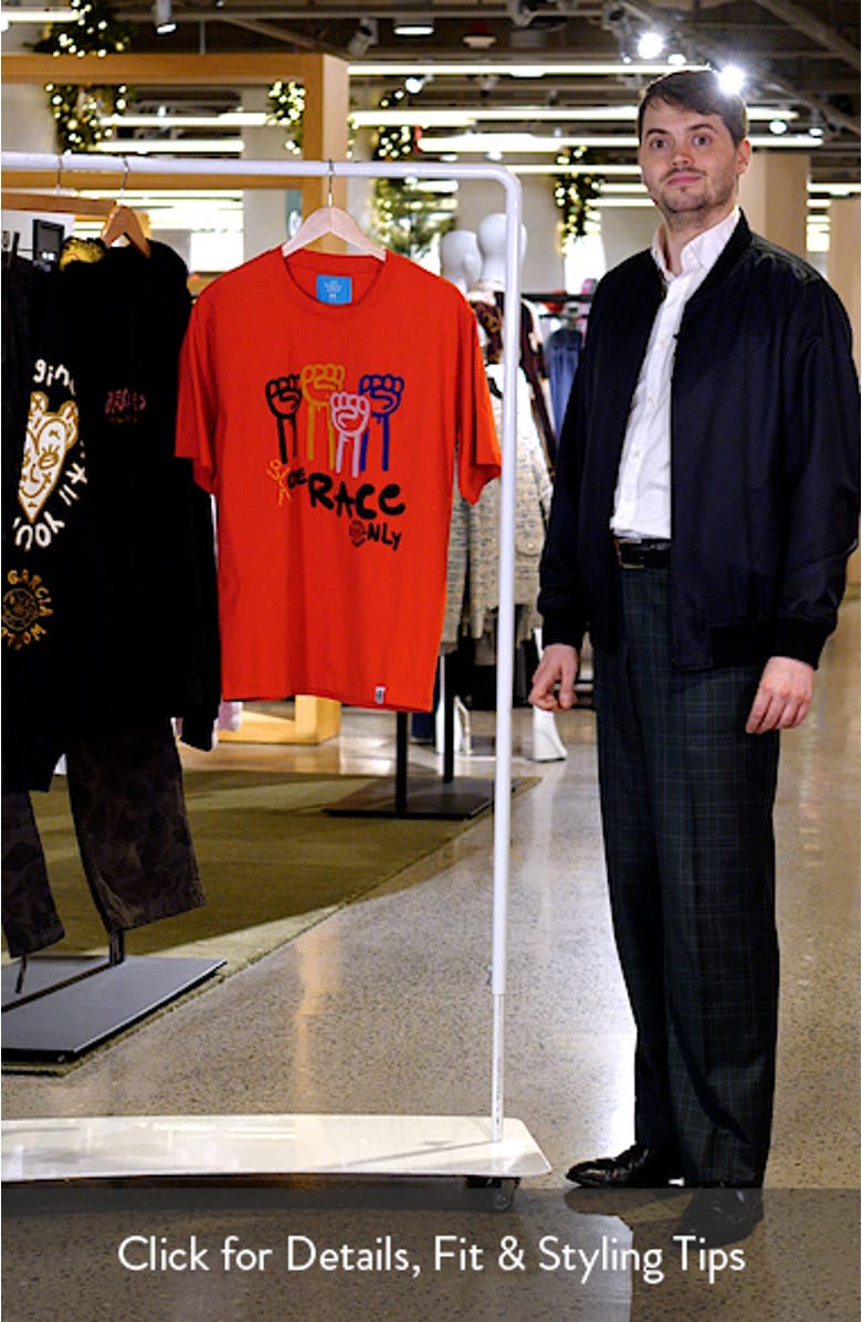 Human Race Cotton Graphic T-Shirt, sales video thumbnail