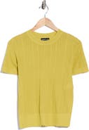 Kenneth Cole Variegated Rib Crewneck Sweater