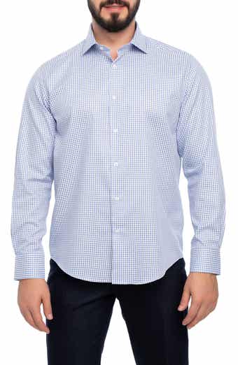 VELLAPAIS Brooklyn Slim Fit Cotton Dress Shirt