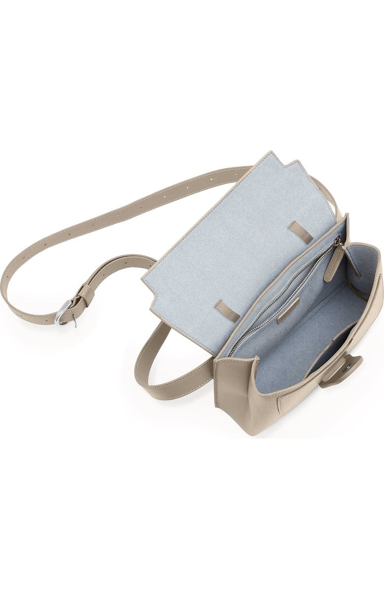 SENREVE Aria Belt Bag Pebbled Leather 5-Way Convertible Handbag, Alternate, color, Sand