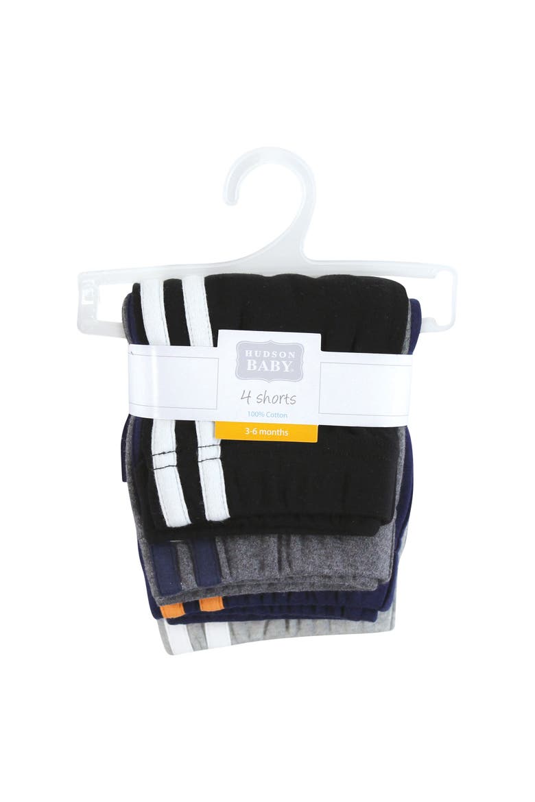 Shorts-Bottoms 4-Pack, Alternate, color, Heather Gray Black