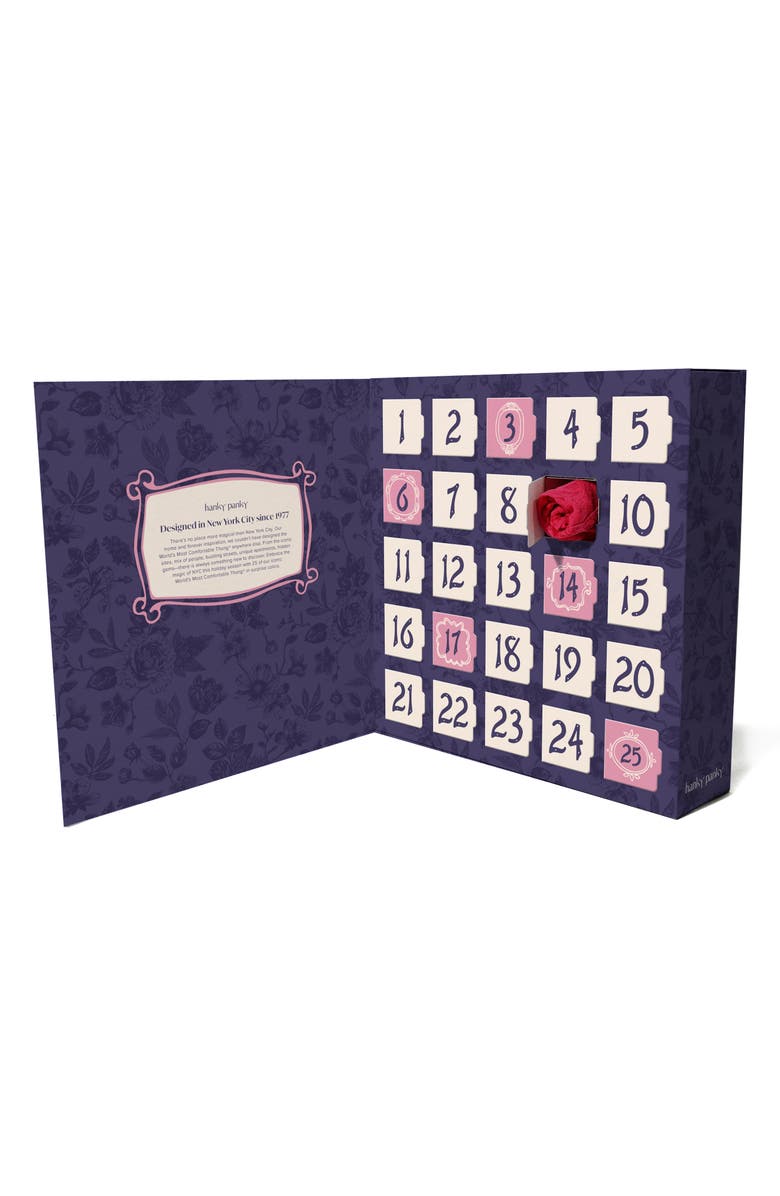 Hanky Panky Holiday Advent Calendar Assorted 25-Pack Low Rise Thongs, Alternate, color, Holiday 2025 Fashion