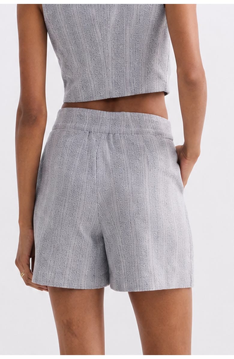 Reistor Cotton Tweed Skorts, Alternate, color, Steel Breeze