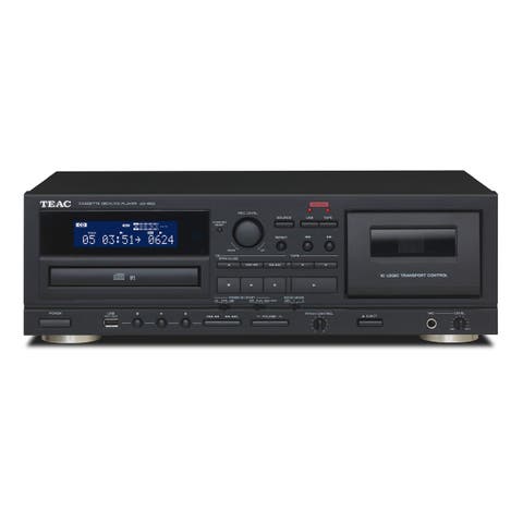 Teac Ad-850-se Cassette Deck & Cd Player With Microphone Input & Digital Recording