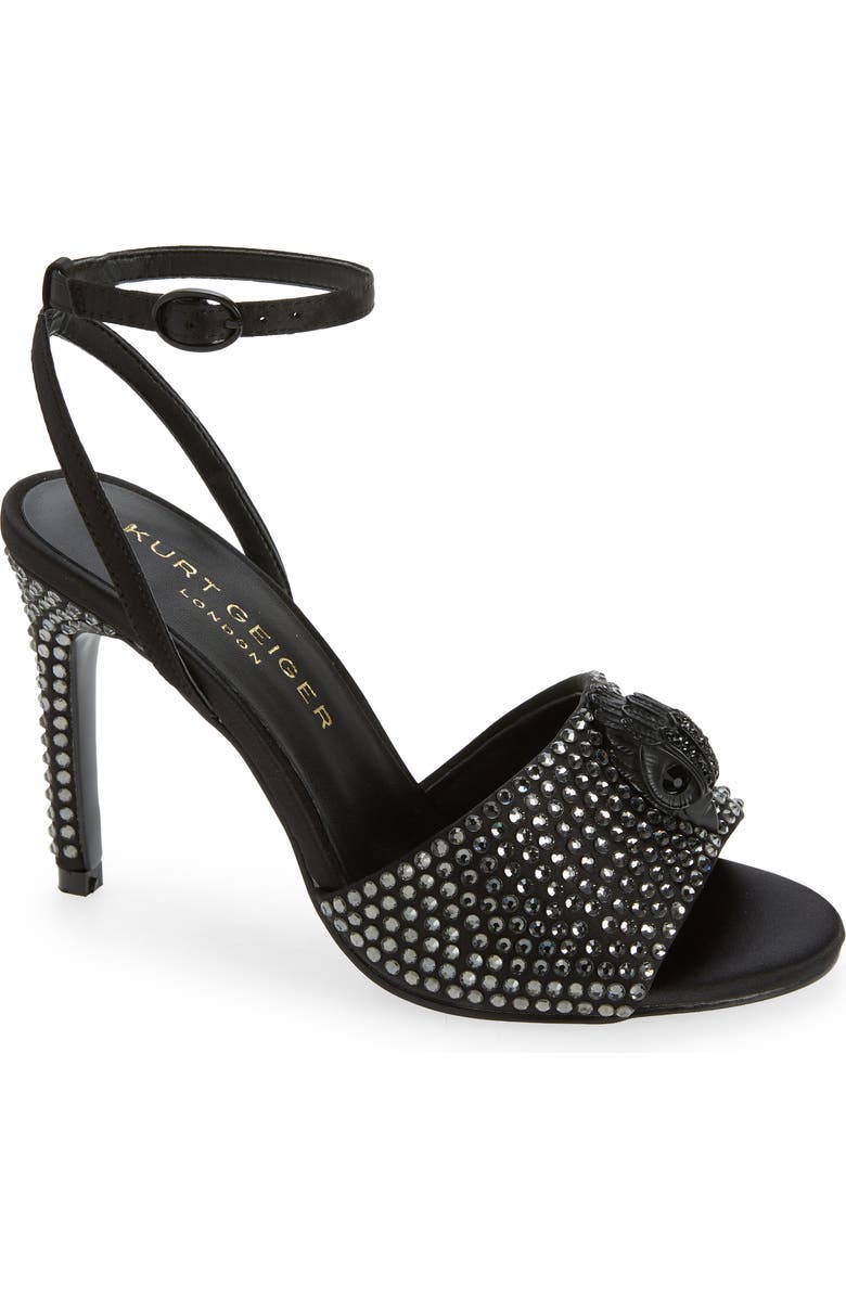Kurt Geiger London Kurt Geiger Kensington Embellished Ankle Strap Sandal, Main, color,