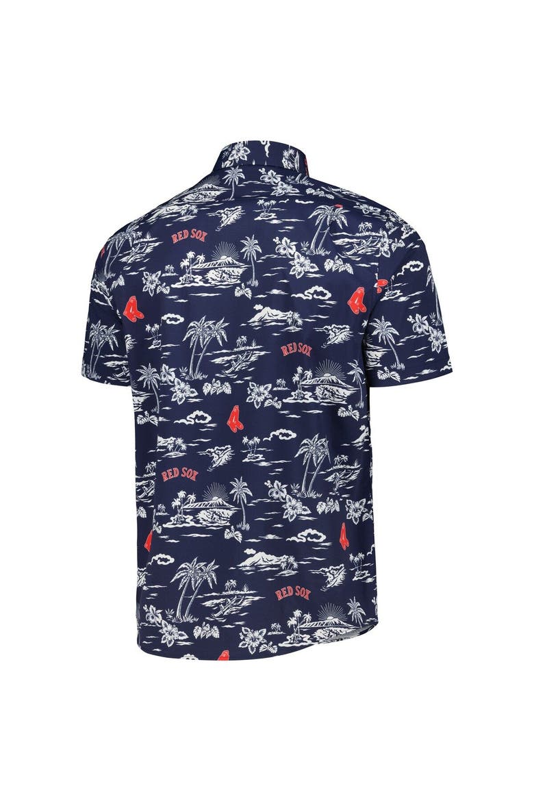 Men's Reyn Spooner Navy Boston Red Sox Kekai Button-Down Shirt, Alternate, color, Navy
