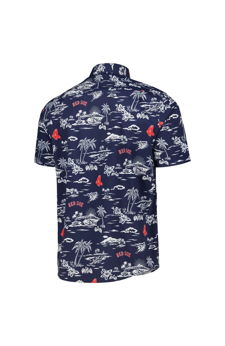 Reyn Spooner Men's Reyn Spooner Navy Boston Red Sox Kekai Button-Down Shirt, Alternate, color,
