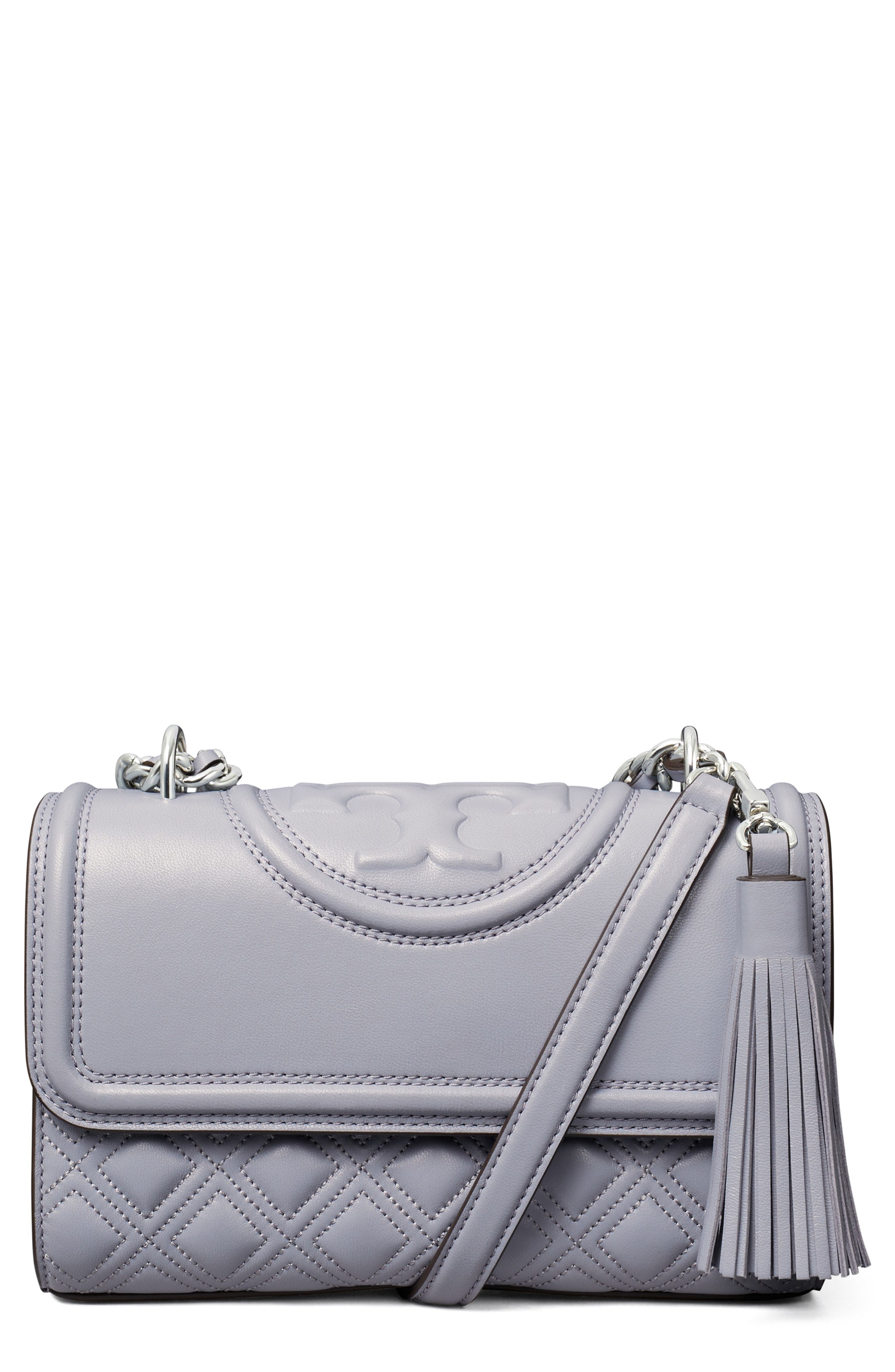 Tory Burch Small Fleming Convertible Leather Shoulder Bag (Women