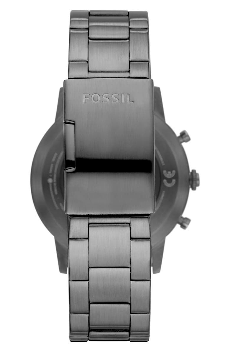 Fossil Collider Hybrid HR Chronograph Smart Bracelet Watch, 42mm, Alternate, color, 