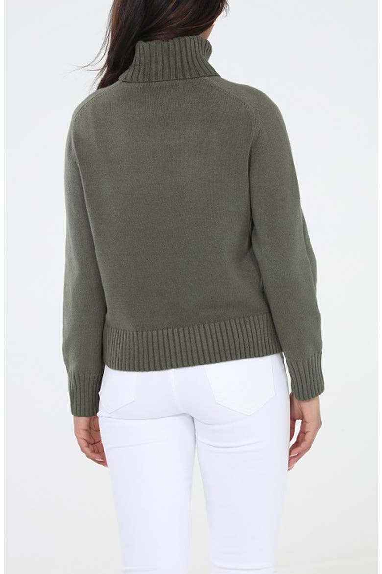 Turtleneck Sweater, Alternate, color, OLIVE