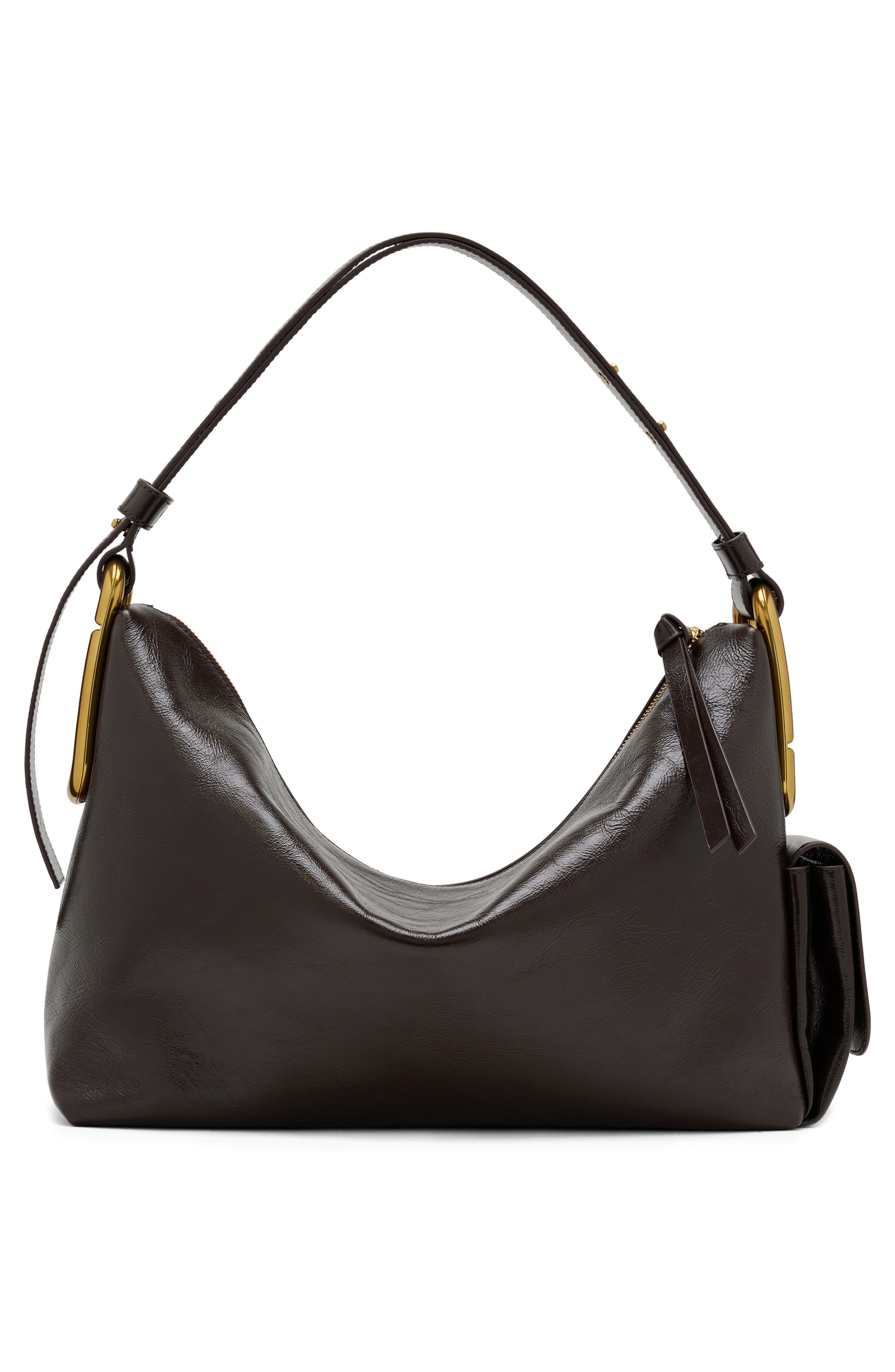 Large Scene Shoulder Bag, Alternate, color, FONDANT