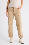 Democracy Tapered Side Panel Straight Leg Jeans