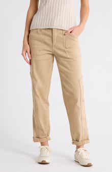 Democracy Tapered Side Panel Straight Leg Jeans