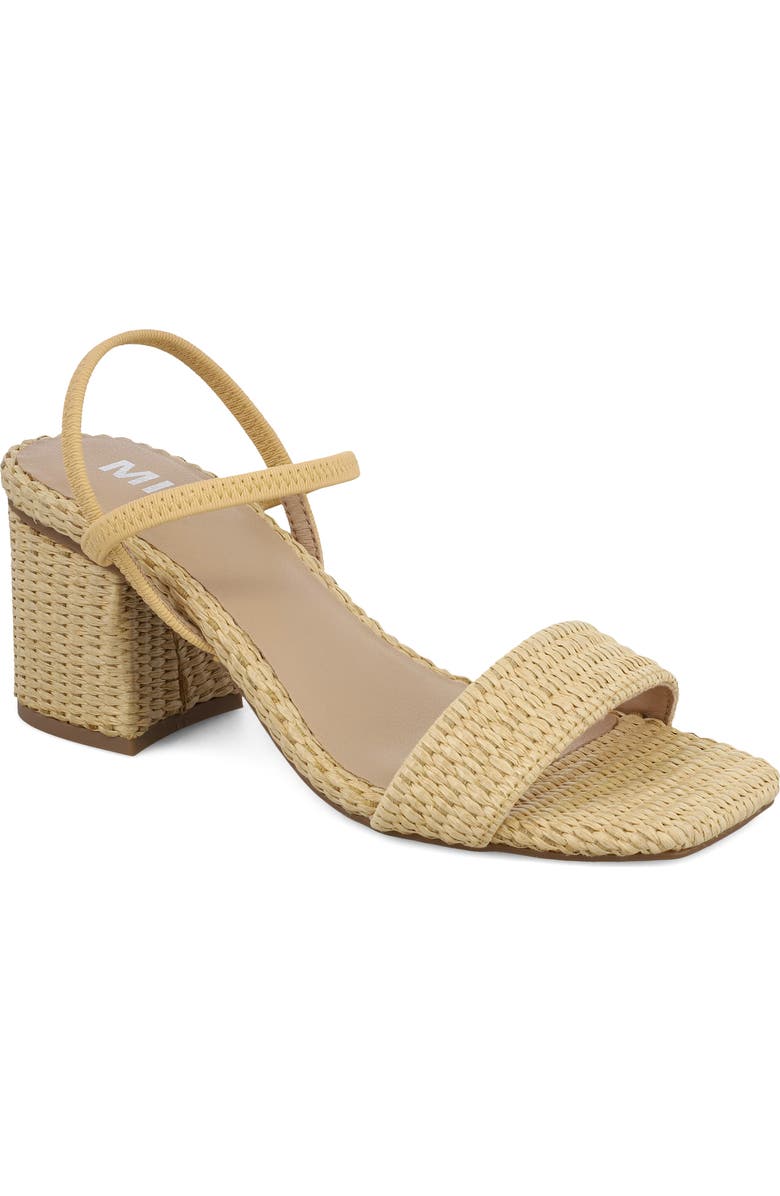 MIA Zissy Slingback Sandal, Main, color, Natural