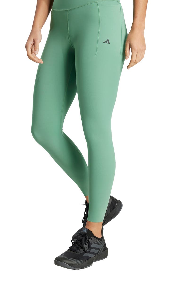 adidas Optime Luxe Pocket 7/8 Leggings, Main, color, 