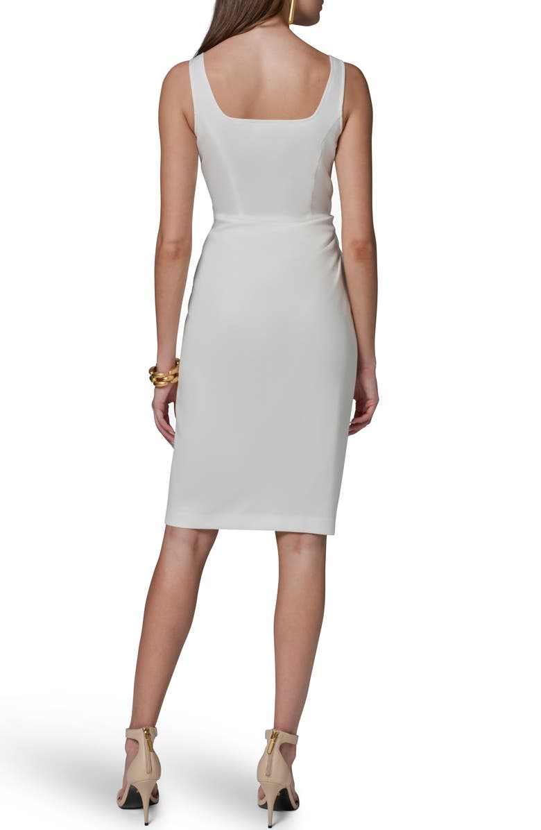 Donna Karan New York Faux Wrap Sheath Dress, Alternate, color, 