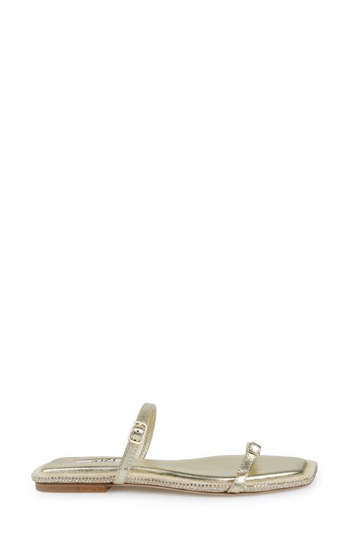 Zigi Two-strap Sandal In Gold
