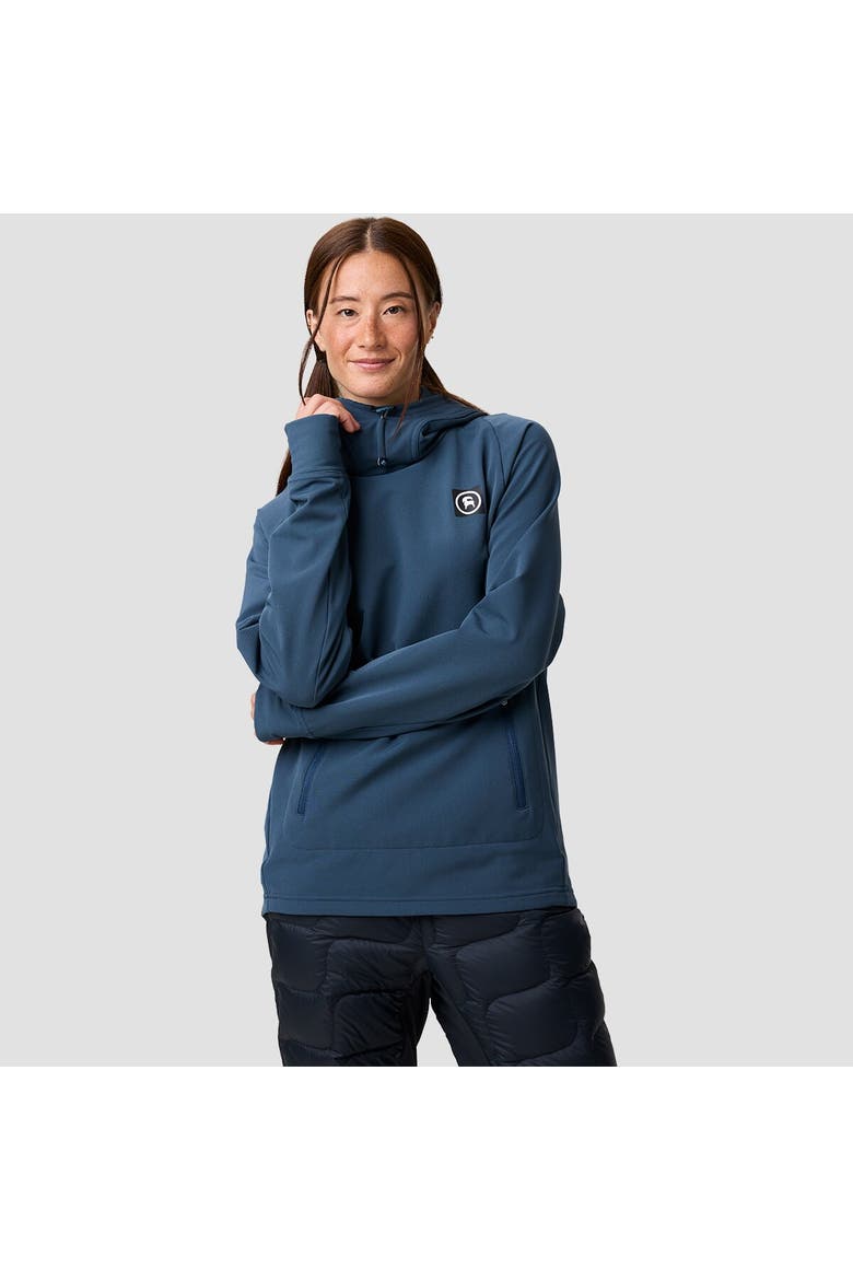 Destination Softshell Fleece Hoodie - Men's, Main, color, Midnight Blue