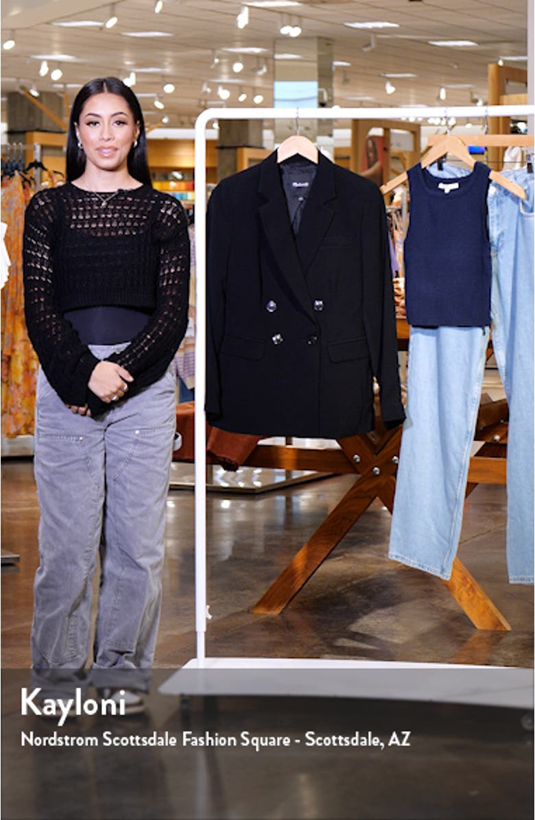 The Rosedale Crepe Blazer, sales video thumbnail