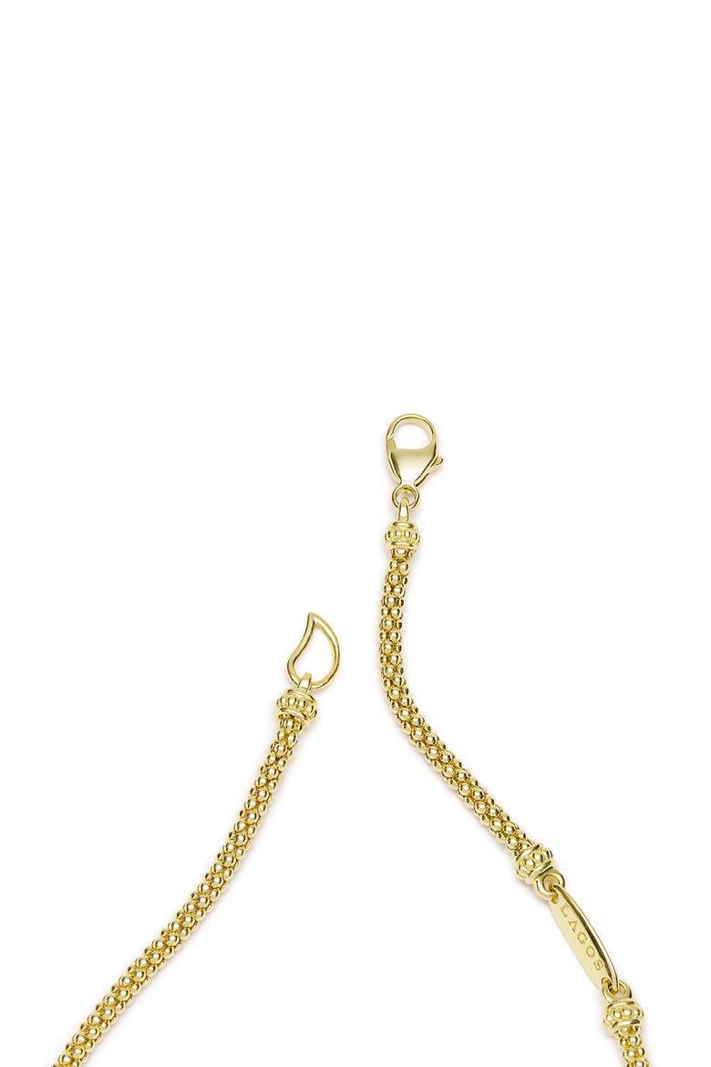 Men's Anthem Signature Caviar Rope Bracelet, Alternate, color, GOLD