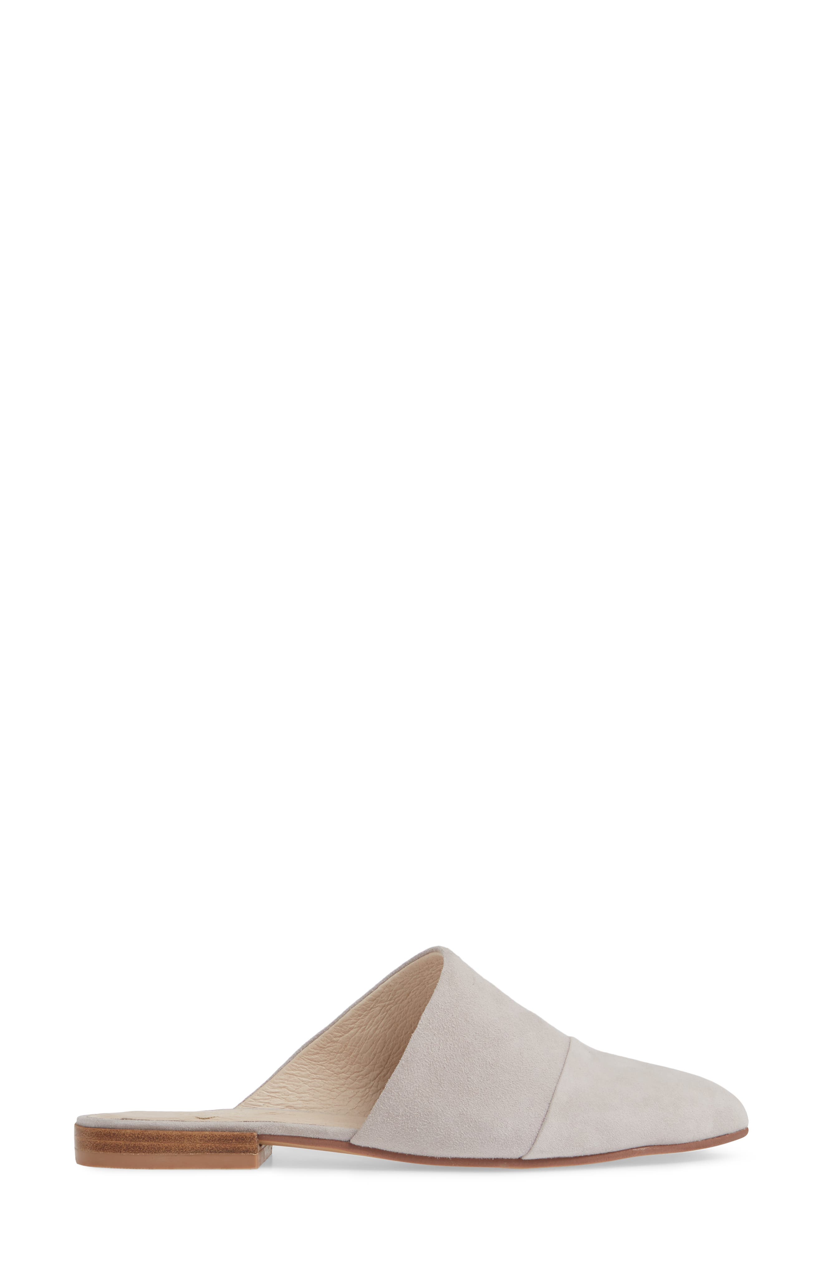 Castle Cap Toe Mule, Alternate, color, FOG SUEDE