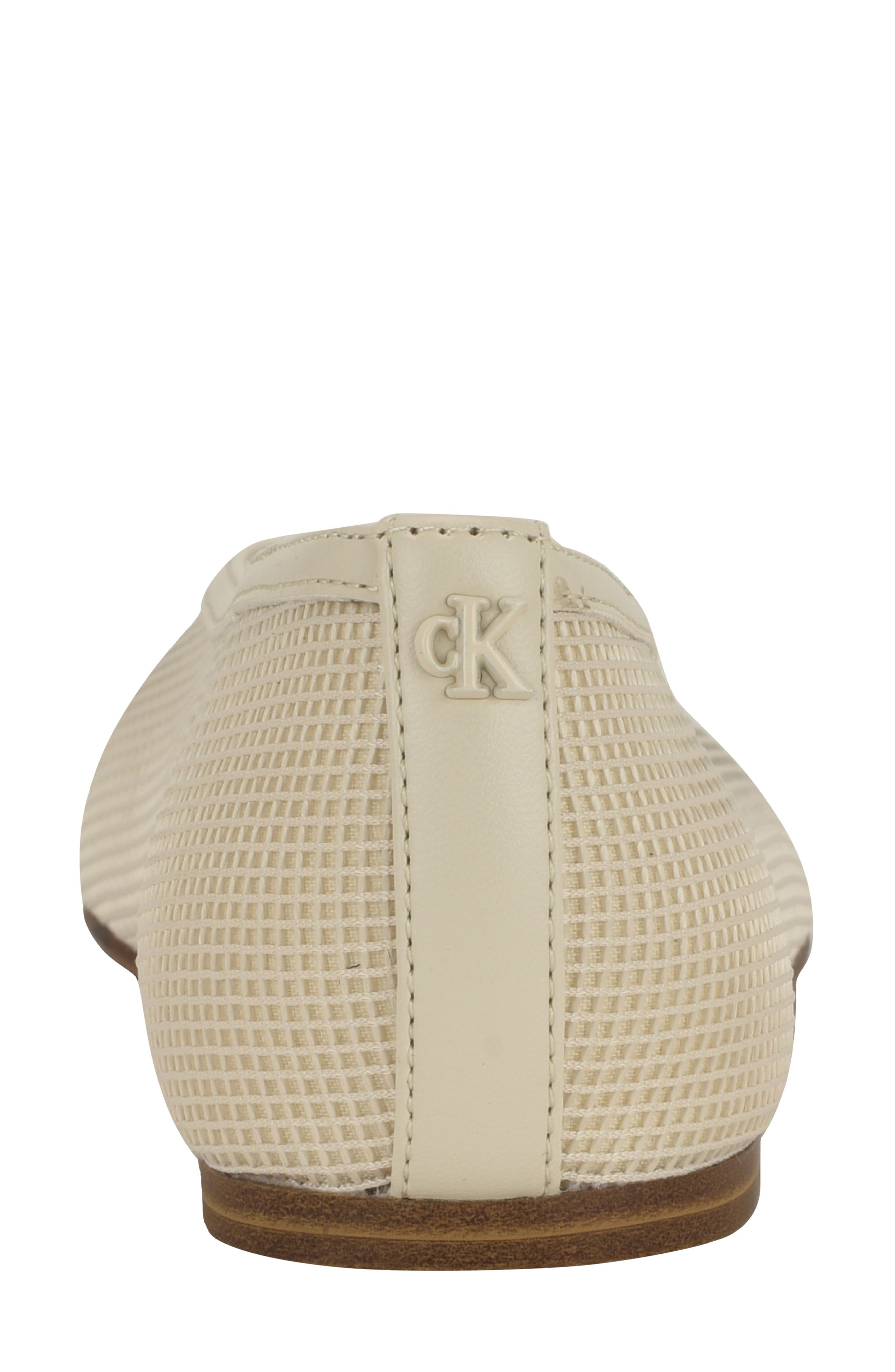 Zinya Flat, Alternate, color, IVORY MESH