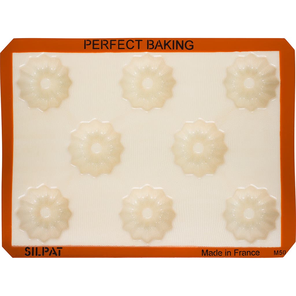 Silpat Perfect Non-stick Fluted Cake Mold In Orange