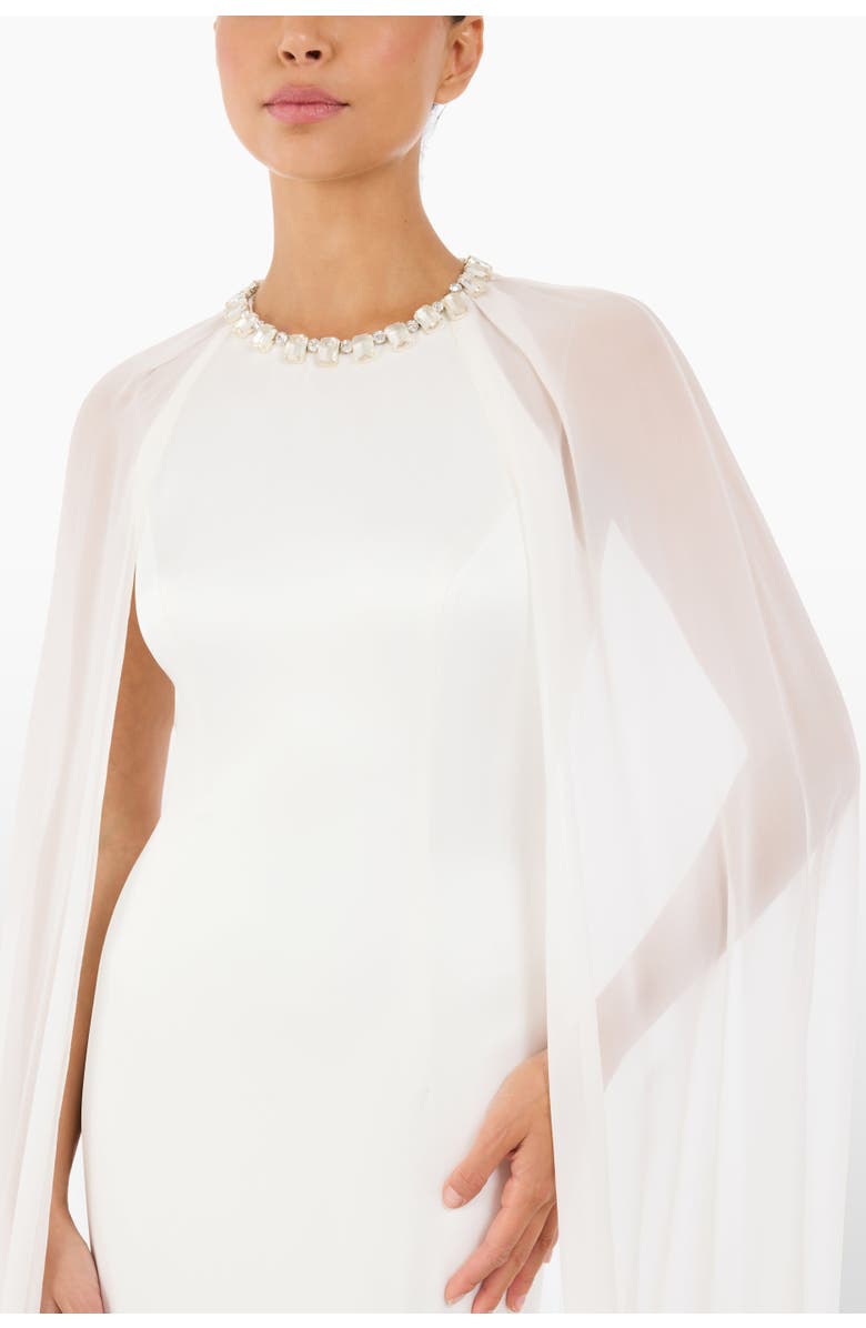 Jenny Packham Dream Catcher Embellished Dress, Alternate, color, Ivory