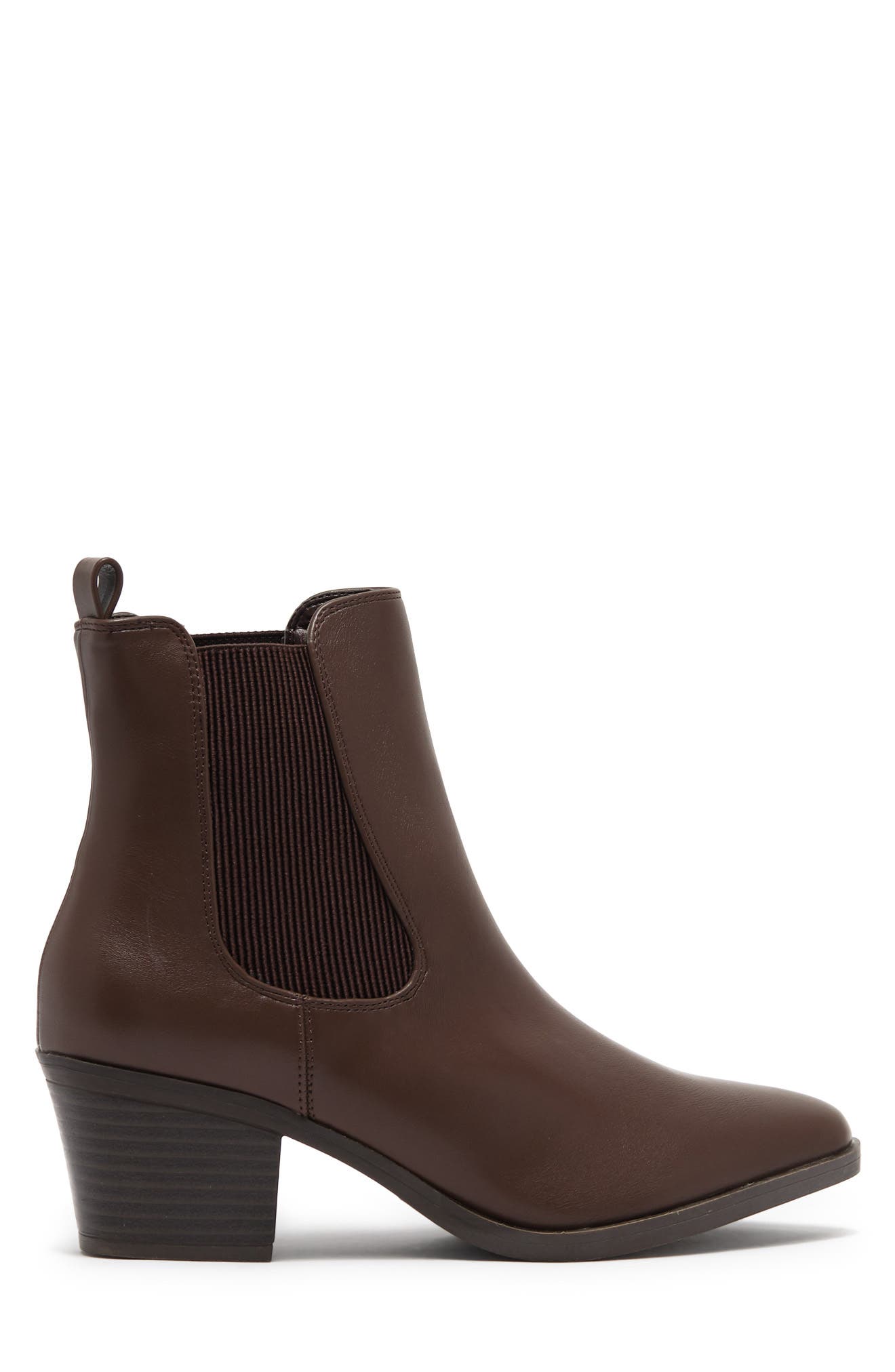 Top Guy Block Heel Chelsea Boot, Alternate, color, BROWN